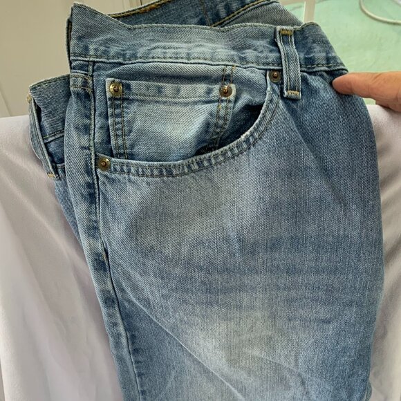 LEVI'S Men's 505 Regular Fit Denim Jeans - Picture 8 of 14